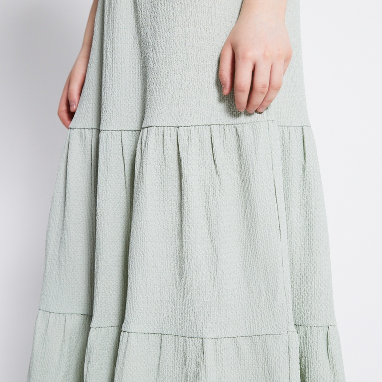 Frill skirt "Belinda star" Light Green